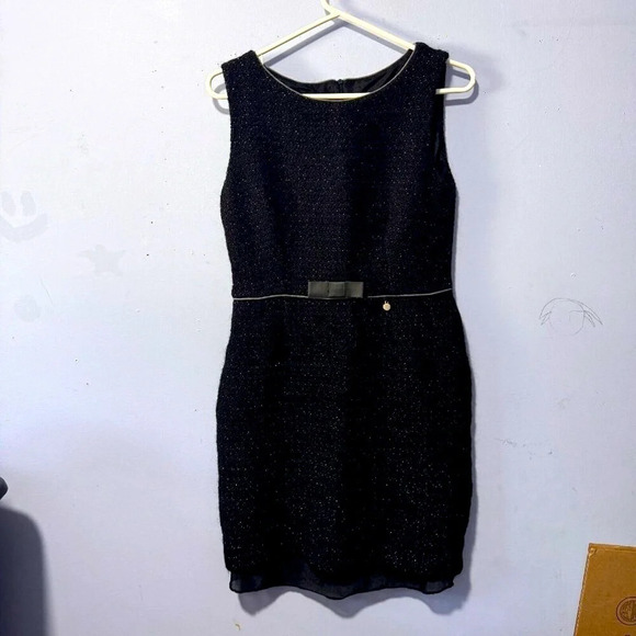 Rinascimento dress size Medium, black cotton wool blend - Picture 1 of 8
